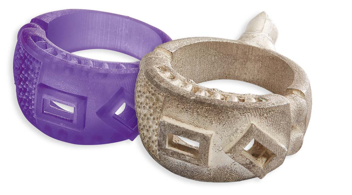 3D-gedrucktes Gussobjekt aus M-PRINT Cast