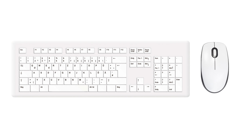 Medizinische Maus und Tastatur für das Scancart