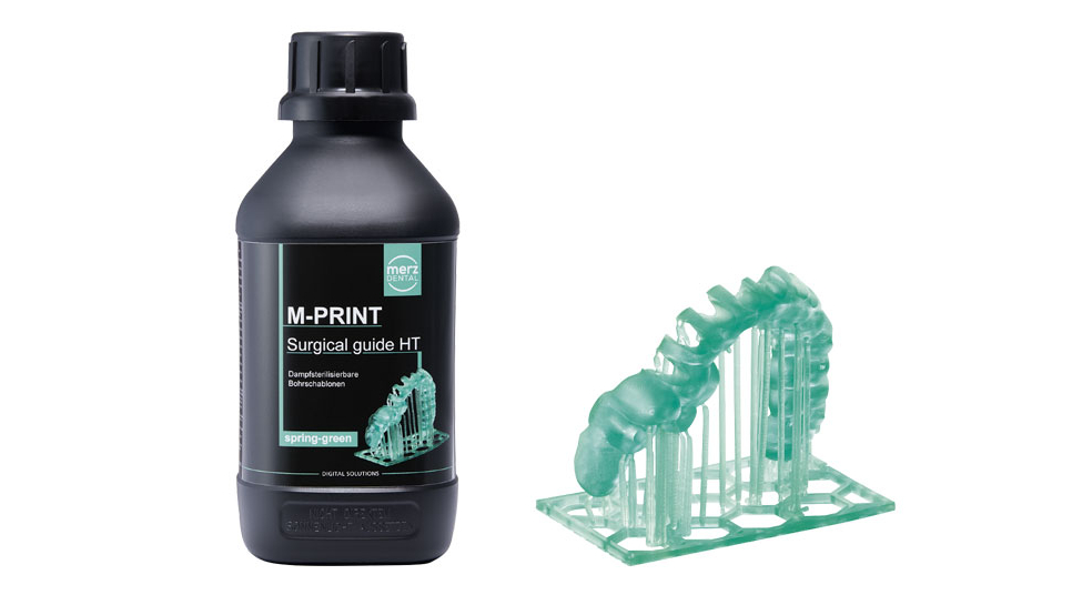 Liquid zur Herstellung 3D-gedruckter sterilisierbarer Bohrschablonen